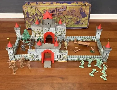 Vintage Marx ROBIN HOOD CASTLE Play Set #4719 W/BOX  • $275