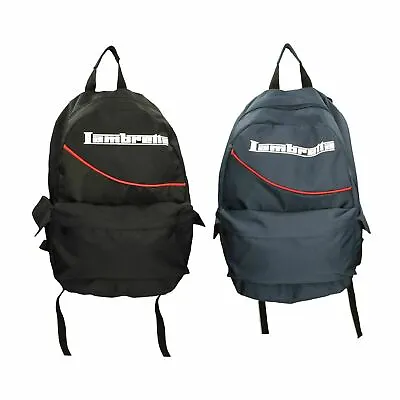 Lambretta Rucksack BackPack Shoulder Bag School Work LAM110 • £23.49