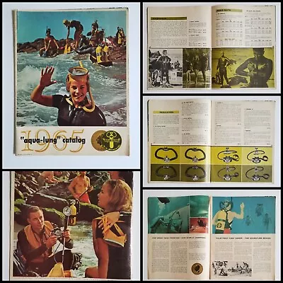 Original 1965 U.S. Divers  Aqua-lung  Scuba Equipment Catalog • $85