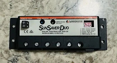 Morningstar SSD-25 SunSaver-Duo 25 Amp 12 Volt Solar Charge Controller • $68