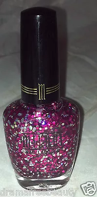 Milani Nail Polish * 583 HOT PINK * Clear Base W/Holographic Pink Hex Glitters • $8.95