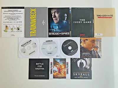 £24 • Buy X12 FYC Bafta DVD's For Your Consideration SkyFall Soudtrack Bridge Of Spies