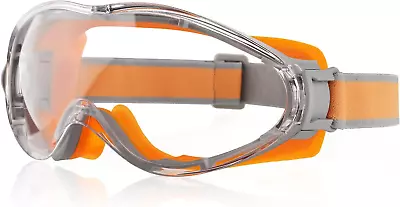 Industrial Grade Safety Goggles Anti Fog Clear Lens Lab Goggles Fit Over Glasse • $24.74