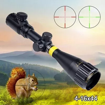 4-16x44mm AOE Rifle Scope R/G Illuminated Mil-Dot Reticle 20mm Mount Included US • $37.99