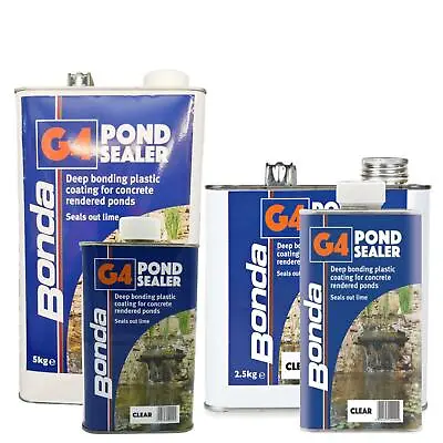 Bonda G4 Pond Sealer Clear Paint Sealants & Surface Coatings Waterproof Seal • £19.10