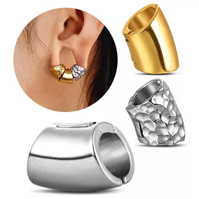 2PCS Hot 00g Hammered Lobed Cuff Ear Gauges Plug Ear Tunnels Stretcher Cartilage • $12.90