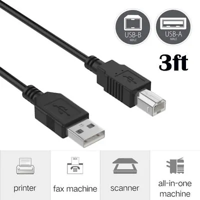 3ft USB Cable For Akai MPK25 MPK49 MPK61 MPK88 Professional MIDI Keyboard Cord • $5.99