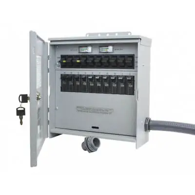 Reliance R310A 120/240-Volt 30-Amp 10-Circuit Pro/Tran Outdoor Transfer Switch • $399