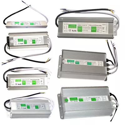 Outdoor IP67 Transformer Power Supply Adapter LED Light Driver DC 12V 24V 2024 • $22.99