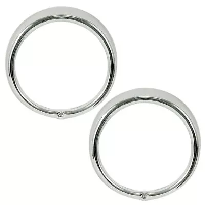 $36.95 • Buy Empi 9479 Chrome Headlight Rings, Vw Bug, Vw Bus, Type 3 Vw Squareback, Pair