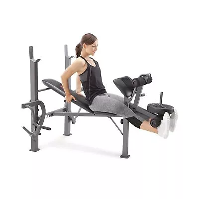 Marcy Standard Weight Bench Incline With Leg Developer And Butterfly Arms Mu... • $163.09