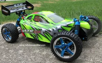 RC Brushless Electric Buggy / Car HSP 1/10 Scale XSTR-TOP2  3S LIPO  2.4G 10707 • $217.81