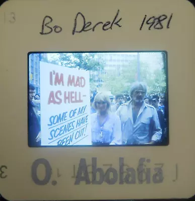 OA21-041 1980s Gorgeous Actress Bo Derek Orig Oscar Abolafia 35mm COLOR SLIDE • $12