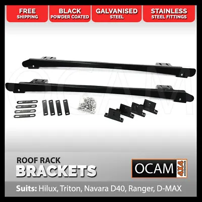 $189 • Buy Roof Rack Brackets For Roof Channel, Suits: Hilux N70, Triton, D-Max, Ranger, Na
