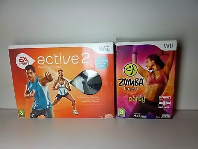 Wii EA Sports Active 2 & Zumba Fitness Both Complete (Scratched Discs)  • £17.99