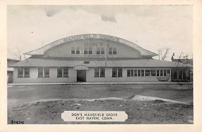 EAST HAVEN CT ~ MANSFIELD'S GROVE RESTAURANT BLDG. ~ C. 1910s • $11.49