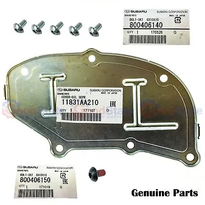 GENUINE Subaru EJ205 EJ207 EJ255 EJ257 Engine Oil Separator Cover Bolt Kit • $50.39