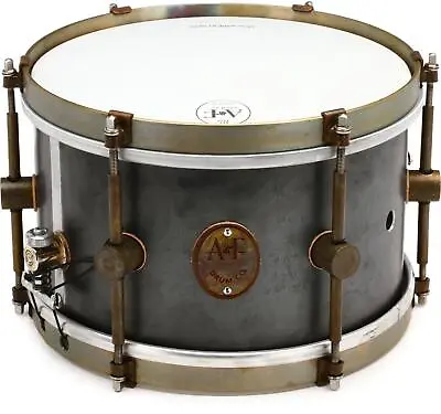 A&F Drum Company Raw Steel Snare Drum - 6.5  X 10  • $687.50