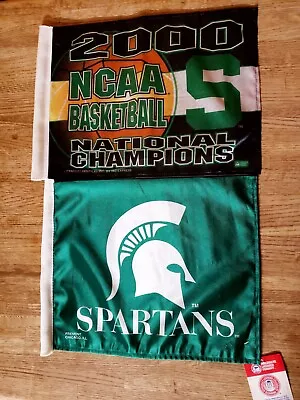 Michigan State Spartan NCAA Basketball 2000 National Championship (Flags-Mint) • $24.95