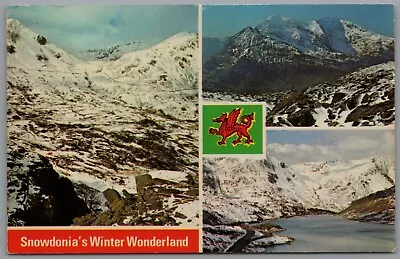 Multiview Snowdonia Wales Postcard • £5