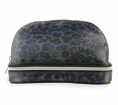 NEIMAN MARCUS Exclusive Animal Print Cosmetics Case Make Bag  NEW • $24.95