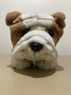 Keel Toys Brand Bulldog Soft Toy Lying Dog - Size: H 15 X L 40 X W 24 Cms • £8