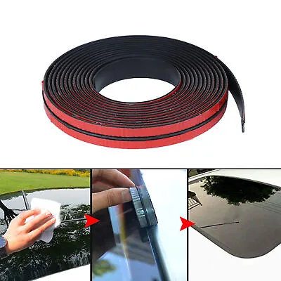 Car Black Windshield Roof Seal Noise Insulation Rubber Strip Sticker Accessories • $5.84