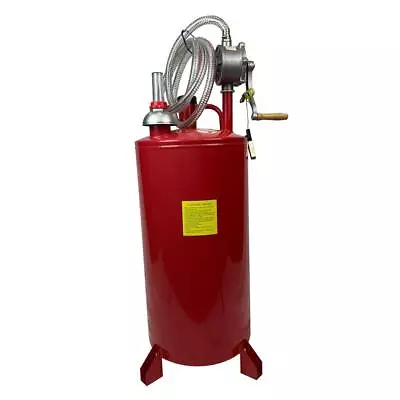20 Gallon Fuel Transfer Gas Diesel Caddy Tank Pump Container Rolling US • $168.18