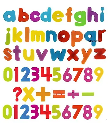£4.79 • Buy Kids Learning Teaching MAGNETIC Toy Letters & Numbers Fridge Magnets Alphabet