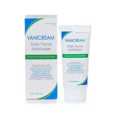Vanicream Daily Facial Moisturizer With Ceramides And Hyaluronic Acid - Formulat • $18.99