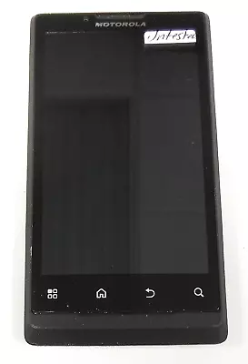 Motorola Triumph WX435 - Black (Virgin Mobile) Rare Android Smartphone -Untested • $11.04