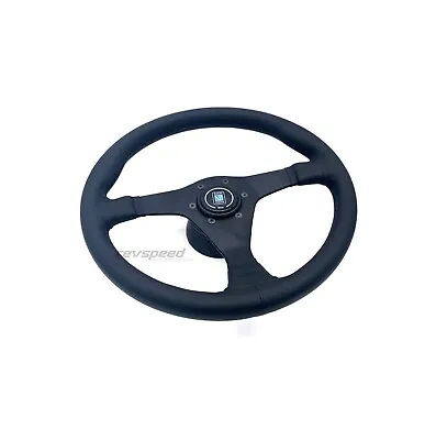 NARDI GARA Steering Wheel And Hub Kit Black Leather 350mm For Mazda Miata MX5 NA • $359.95