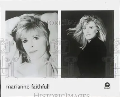 1995 Press Photo Marianne Faithfull - Ctgp02862 • $16.99
