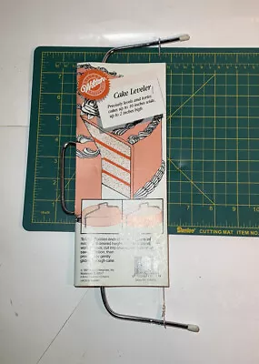 Wilton Cake Leveler Vintage 90's 1991 Metal 415-815 - 10” Wide 2” High - NEW • £14.41