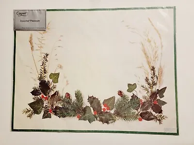 1972  HOLLY CHRISTMAS  Placemats DENMARK Sealed In Package Size - 15 75 X12  • $21.24