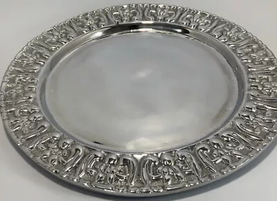 5 Vintage Pewter Serving Platters • $119.99