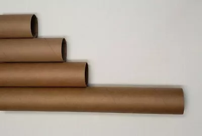 Heavy-duty Round Mailing Tubes - 2X Stronger Many Sizes White End Caps Included • $19.99