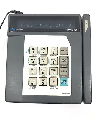 Used Verifone Credit Card Terminal Machine TRANZ 330 708-XX • $14