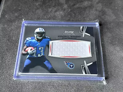 Kendall Wright 2012 Bowman Sterling Jumbo Rookie Jersey Relic • $0.99