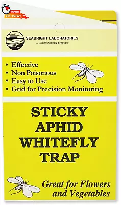 Yellow Sticky Aphid Whitefly Trap Pack Of 15 • $24.18