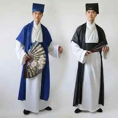 2024 Chinese Ancient Costume Hanfu Ethnic Tang Costume Men's Hanfu • £56.39