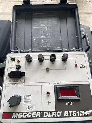 Megger DLRO BT51 Milliohm Meter With Cables • $600