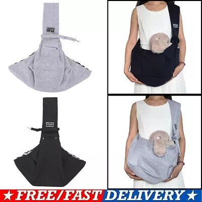 Pet Dog Cat Puppy Carrier Shoulder Pouch Travel Outdoor Carry Bag Sling Backpack • $16.59