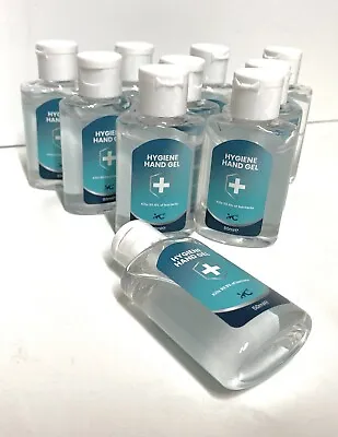 12 X Hand Sanitiser With Aloe Vera 50ml Anti Bacterial Gel Hygiene £6.99 • £6.99