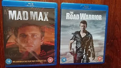 Double  Mad Max/Mad Max The Road Warrior Blu Ray    1st & 2nd Films Region B Uk • £9.25