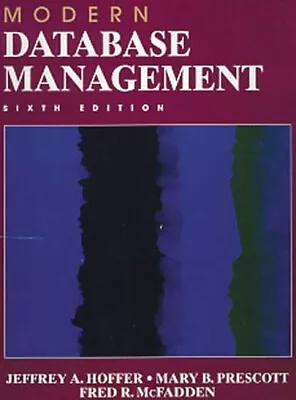 Modern Database Management (Interna... By McFadden Fred R. Paperback / Softback • $11.98