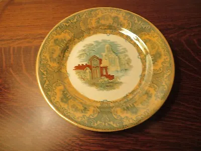 Petrus Regout: Maastricht Holland Dessert Plate Abbey Pattern Copper Luster • $25