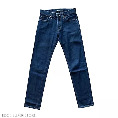 J Lindeberg Medium Blue Wash Straight Leg Slim Cotton Denim Pants Jeans 29 X 34 • $29.99