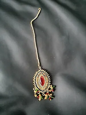 Indian/Pakistani Fashion Golden Manng TikkaWedding Wear • £5