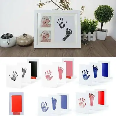 £3.95 • Buy Inkless Contact Baby Hand Foot Print Kit Keepsake New Born Footprint Handprint